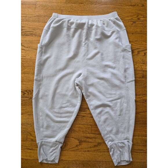 Anthropologie Daily Practice Gray Jogger Sweatpants w/ Pockets Size XL SOFT - Picture 3 of 8